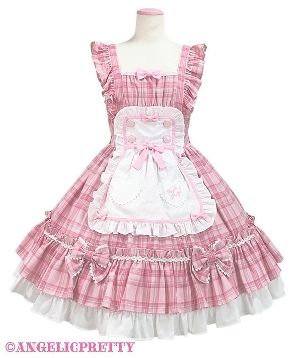 Sugary Tartan Check JSK by Angelic Pretty