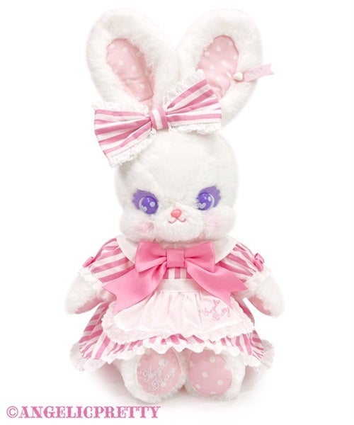 Lyrical Bunny Stripe Diner Wear Set by Angelic Pretty
