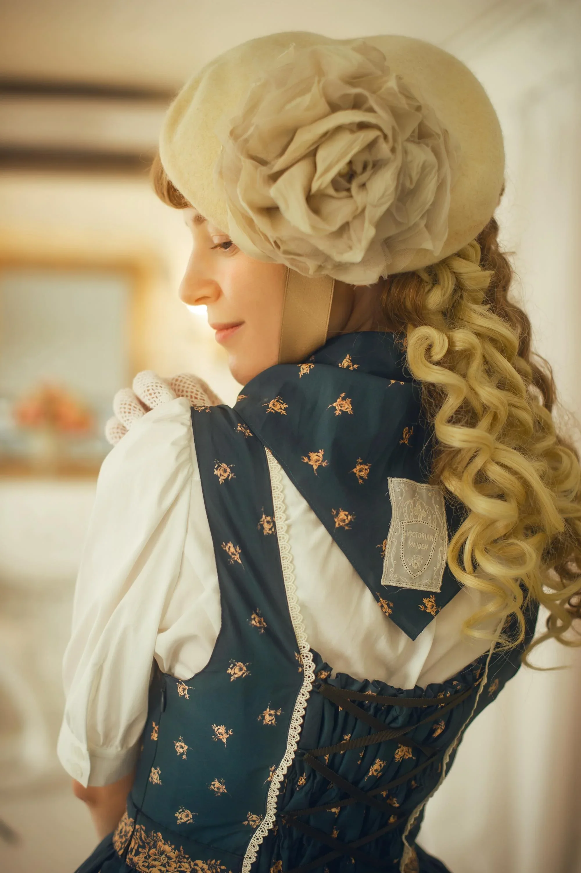 Layla Apron Dress JSK by Victorian Maiden