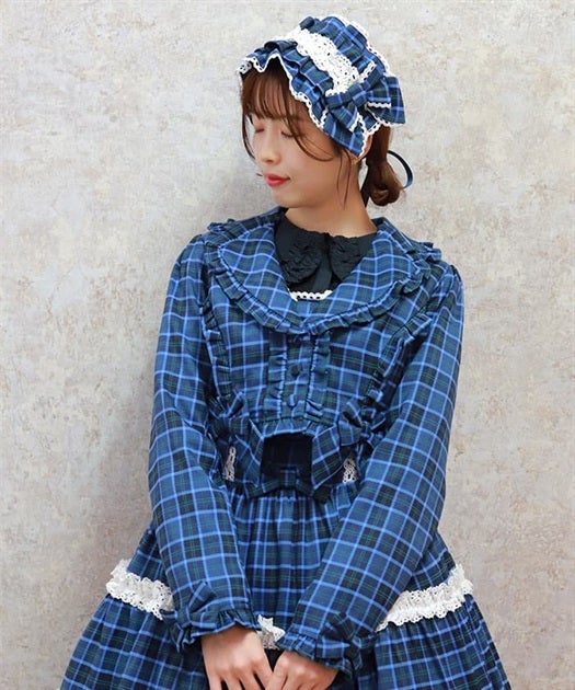 axes femme kawaii タータンチェックジャンパースカート ブルー axes femme kawaii タータンチェックジャンパースカート ブルー 楽天
