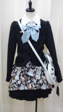 Peace Now ~ Alice Print Skirt (2012) by Black Peace Now