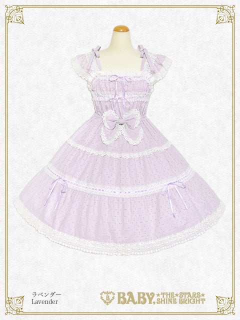 Innocent Ribbon Lace Shirring JSK by Baby, the Stars Shine Bright