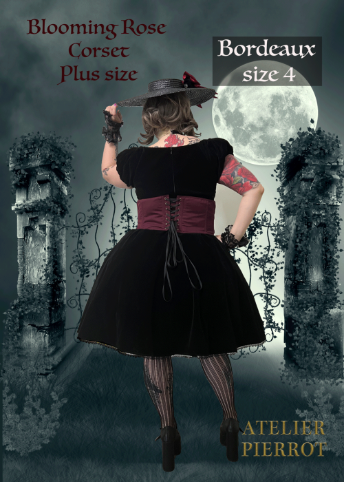 Blooming Rose Short Corset (Plus Size) by Atelier Pierrot