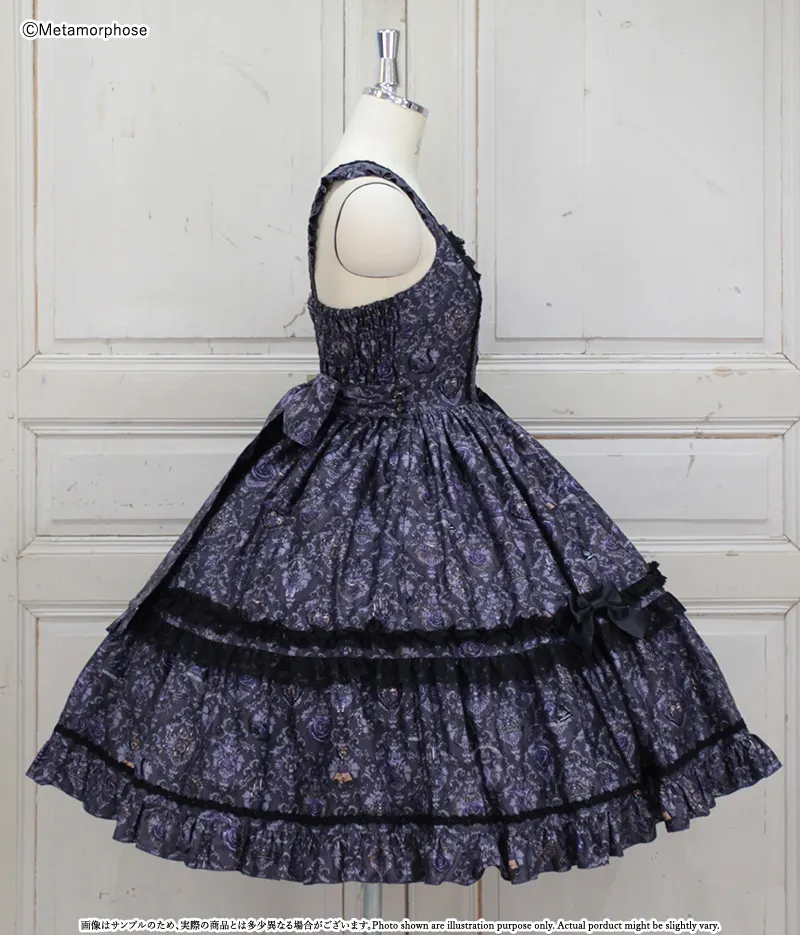 Queen of Darkness and Thorns Frill Lace JSK by Metamorphose Temps