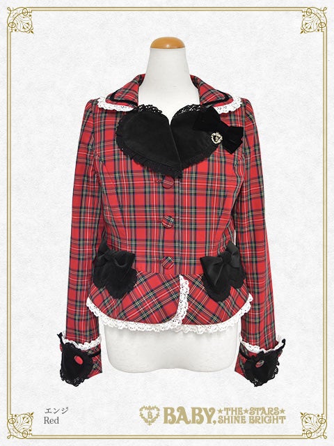 Mary Stuart Tartan Check Jacket by Baby, the Stars Shine Bright