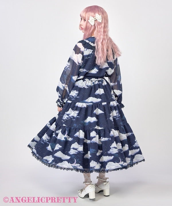 Misty Sky Blouse & Tiered Skirt Set by Angelic Pretty