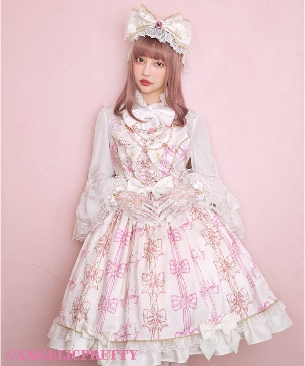 ワンピース AngelicPretty jewelry ribbon princess Jewelry Ribbon Princess JSK by Angelic Pretty