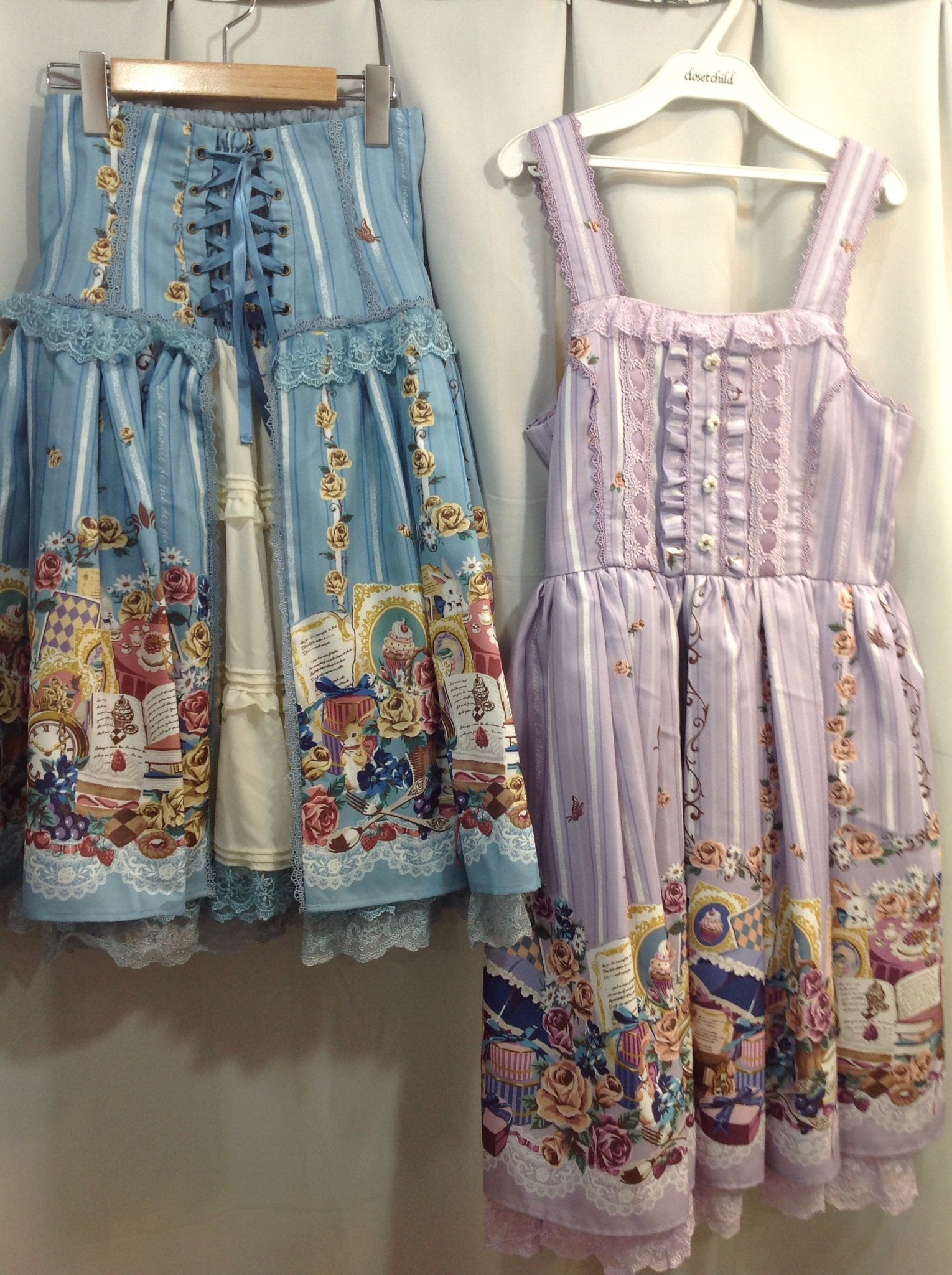 Kawaii - Tea Time Bunny Skirt by Axes Femme