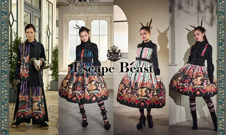 Escape Beast Skirt by Alice and the Pirates