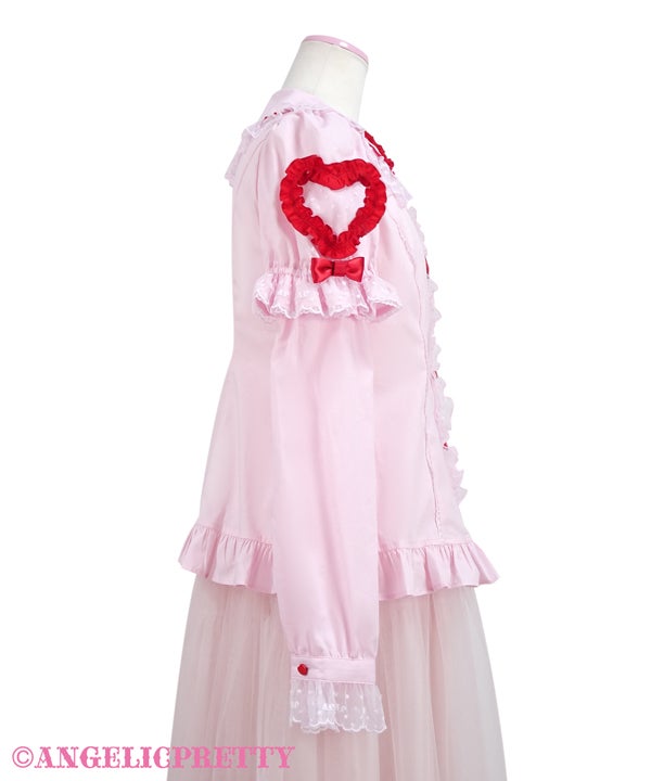Frill Heart Sleeve Blouse by Angelic Pretty