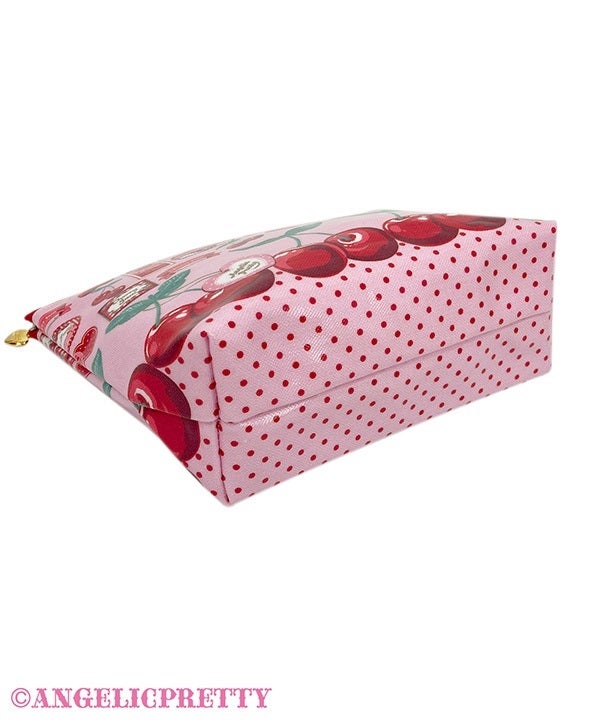 Cherry Jam Label Pouch (2025 2nd release) by Angelic Pretty