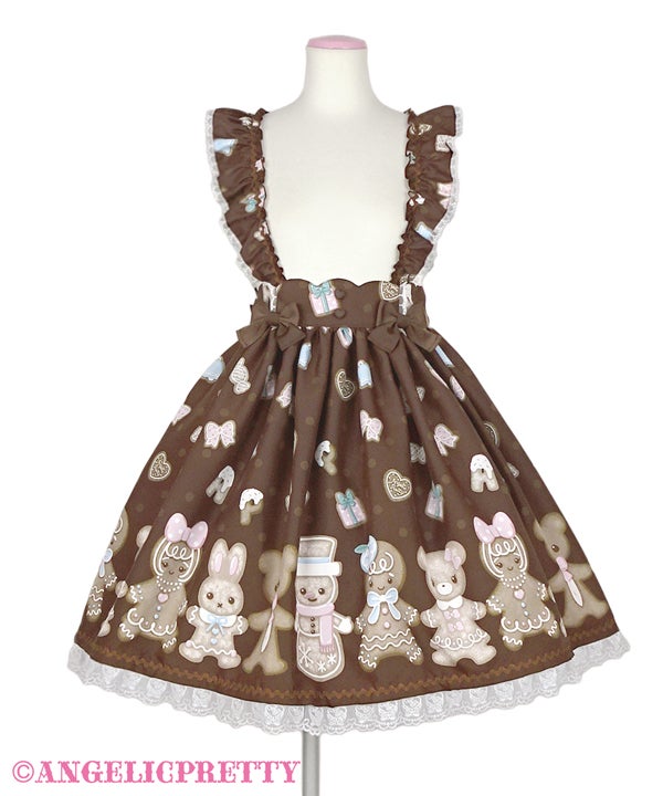 angelic pretty なかよしジンジャークッキースカート カチューシャ Nakayoshi Ginger Cookie Skirt by Angelic Pretty
