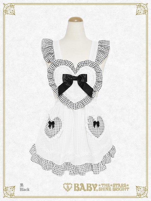 BABY,THE STAR SHINE BRIGHT うさみみエプロン サックス BABY,THE STAR SHINE BRIGHT うさみみエプロン サックス ♡通信販売