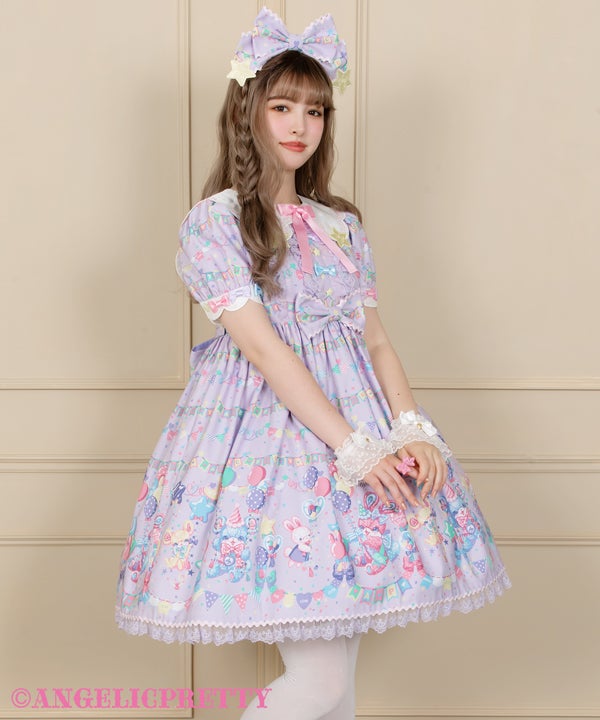 Happy Garland Head Bow (2025) by Angelic Pretty