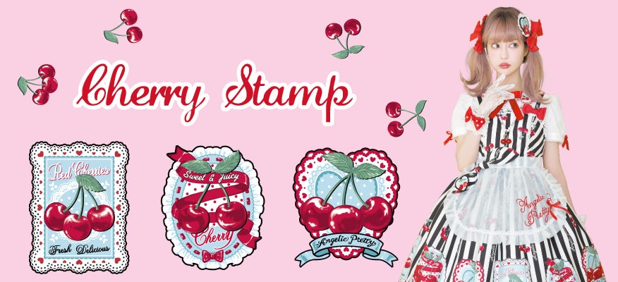 Cherry Stamp OP by Angelic Pretty