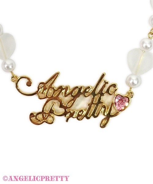 Angelic Plate Necklace (2024) by Angelic Pretty