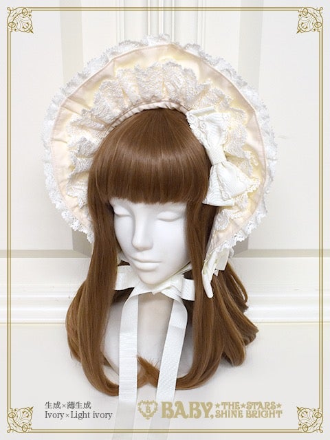 Torchon Lace Full Bonnet (2022) by Baby, the Stars Shine Bright