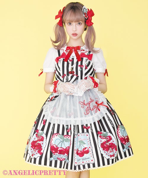 Cherry Stamp JSK by Angelic Pretty