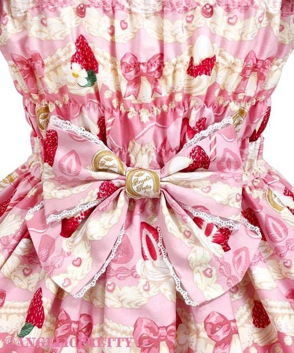 Melty Berry Princess Shirring JSK by Angelic Pretty