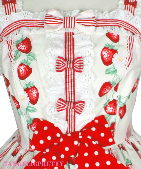 Freshly Picked Strawberries JSK Set by Angelic Pretty
