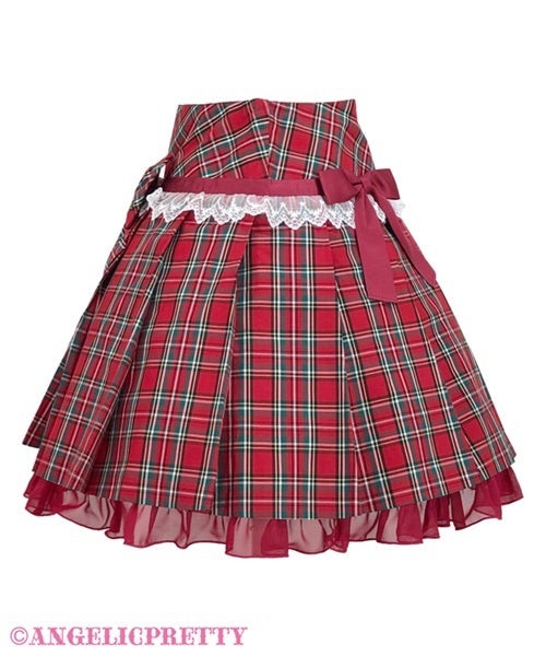 Angelic Pretty Campusスカート タータン赤チェック TBSDznaSqR9dqCfKFkGAT23Feu76nB