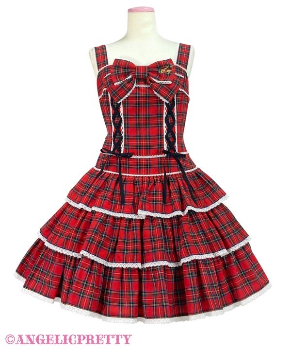 Fancy Tartan Check JSK by Angelic Pretty