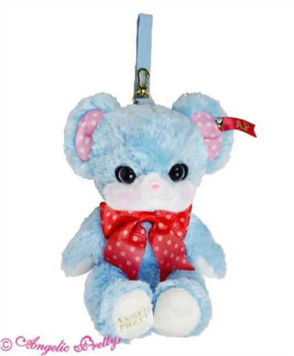 MTO] Lovely Shy Bear Plush Pouch (Omiya Exclusive) by Angelic Pretty