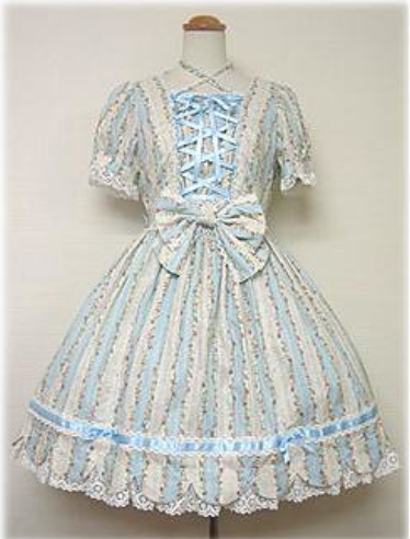 Back Frill Scallop OP by Angelic Pretty