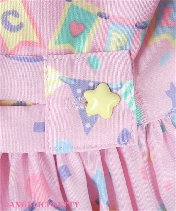アンジェリックプリティ Happy Garlandワンピース ピンク Happy Garland OP (2025) by Angelic Pretty