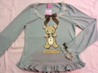 Sweet Cream Ginger Bear Cutsew by Angelic Pretty