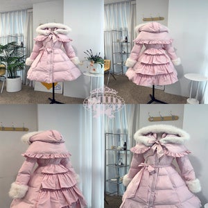 Baroque ~ Marshmallow Puff Frill Coat by Indie Brand