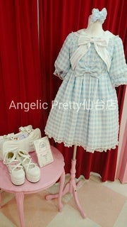 Sugary Gingham OP (2015 3rd Release) by Angelic Pretty