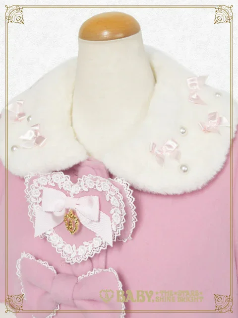 Heart Ribbon Short Coat [build to order] by Baby, the Stars Shine