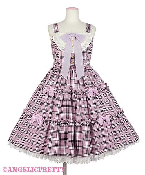 Cute Candy Check JSK by Angelic Pretty