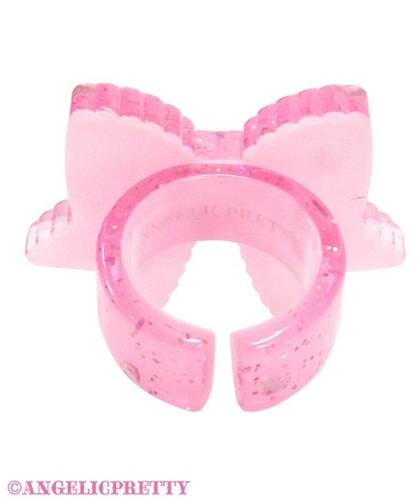Angelic Prettyのキリンのリング Glitter Ribbon Ring (2024) by Angelic Pretty