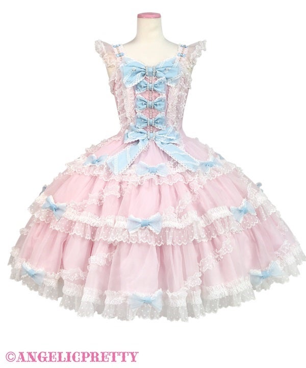 Sugar Wingジャンパースカート　ピンク Sugar Wing JSK by Angelic Pretty