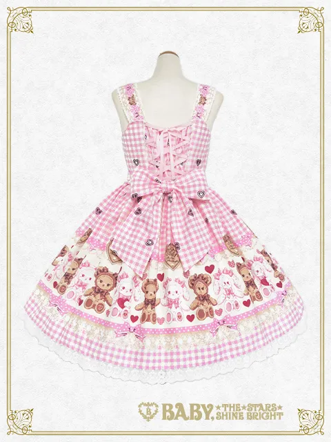 Kumya's Sweet Heart Check JSK I & Head Bow Set (2026 Laforet