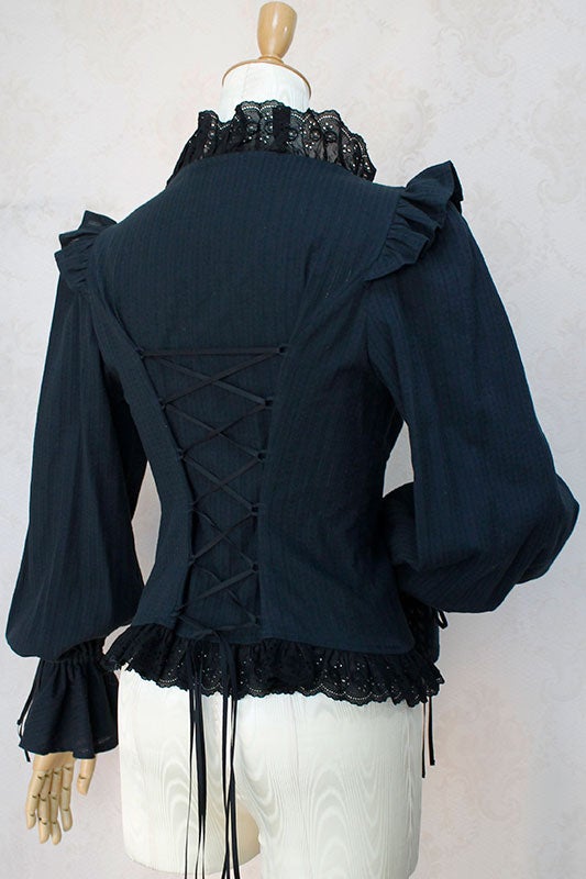 Stripe Lady Blouse by Victorian Maiden