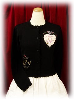 Little Red Riding Hood Applique Cardigan by Baby, the Stars Shine