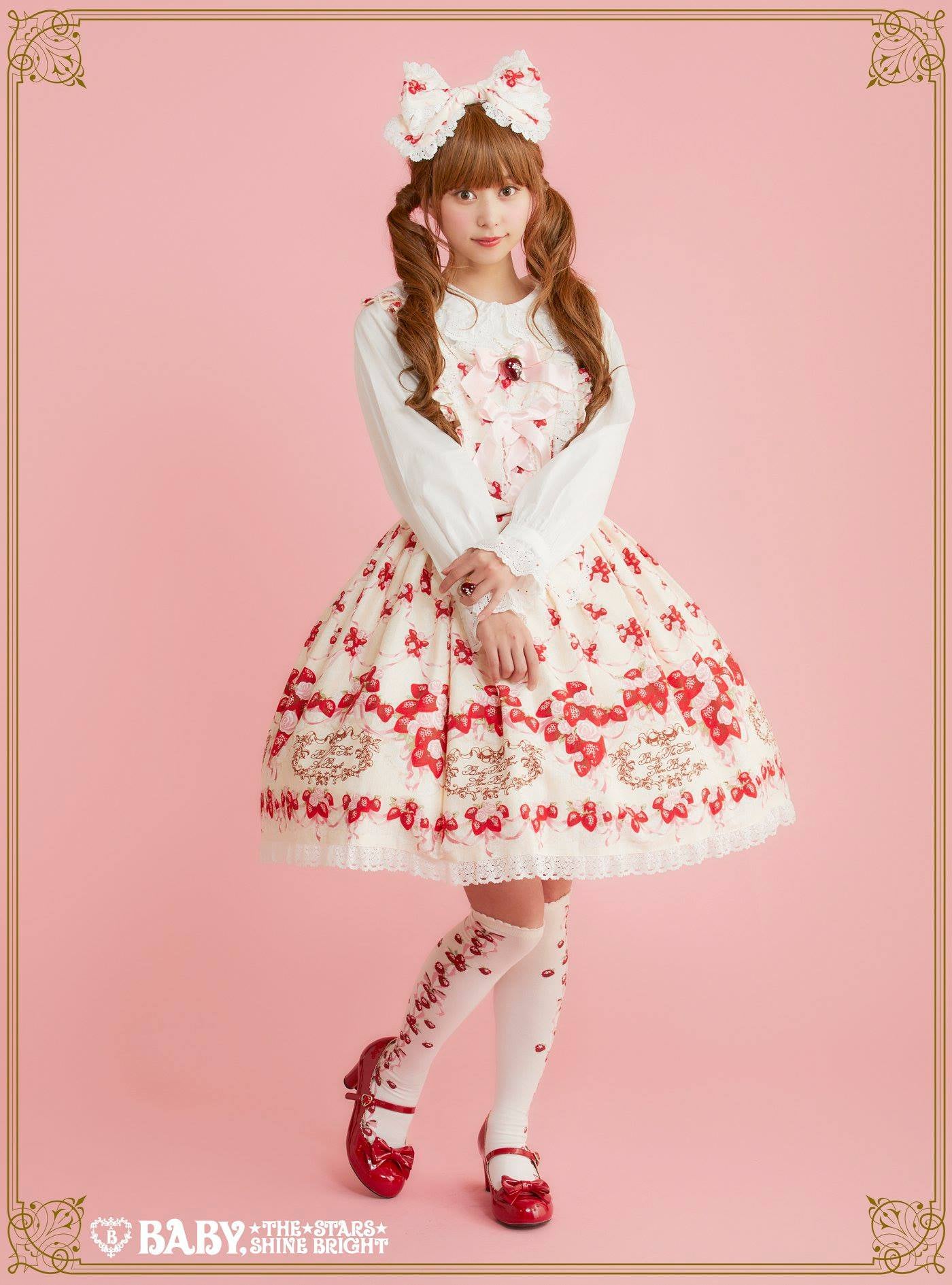 Strawberry Rose Bouquet JSK II by Baby, the Stars Shine Bright