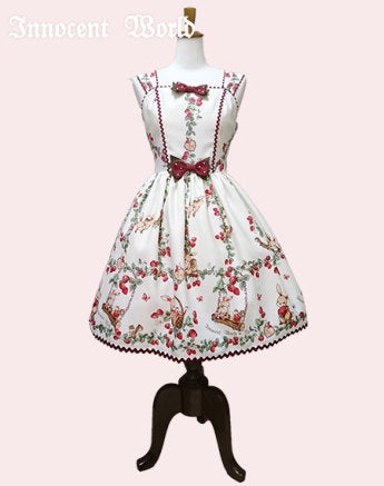 Strawberry Fields Striped JSK by Innocent World