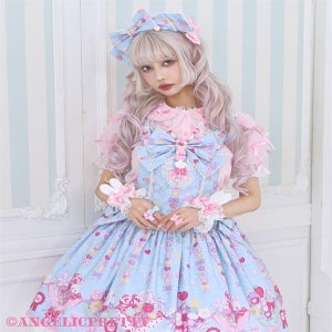 Sweet Candy Bouquet Salopette by Angelic Pretty