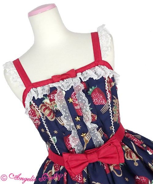 Royal Crown Berry Special JSK Set by Angelic Pretty