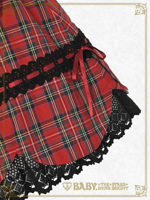 Sweet Wing Tartan Check Skirt by Baby, the Stars Shine Bright