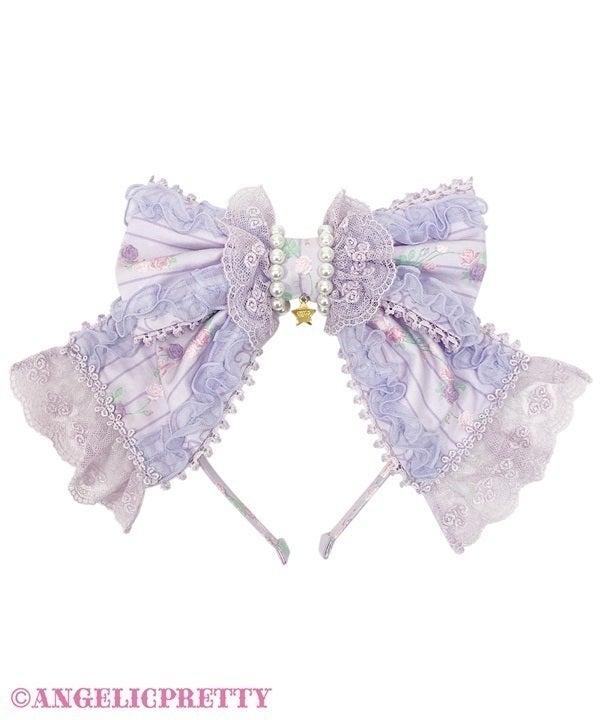 Into a Dream Carnivalカチューシャ　ラベンダー　新品 Into a Dream Carnival Head Bow by Angelic Pretty