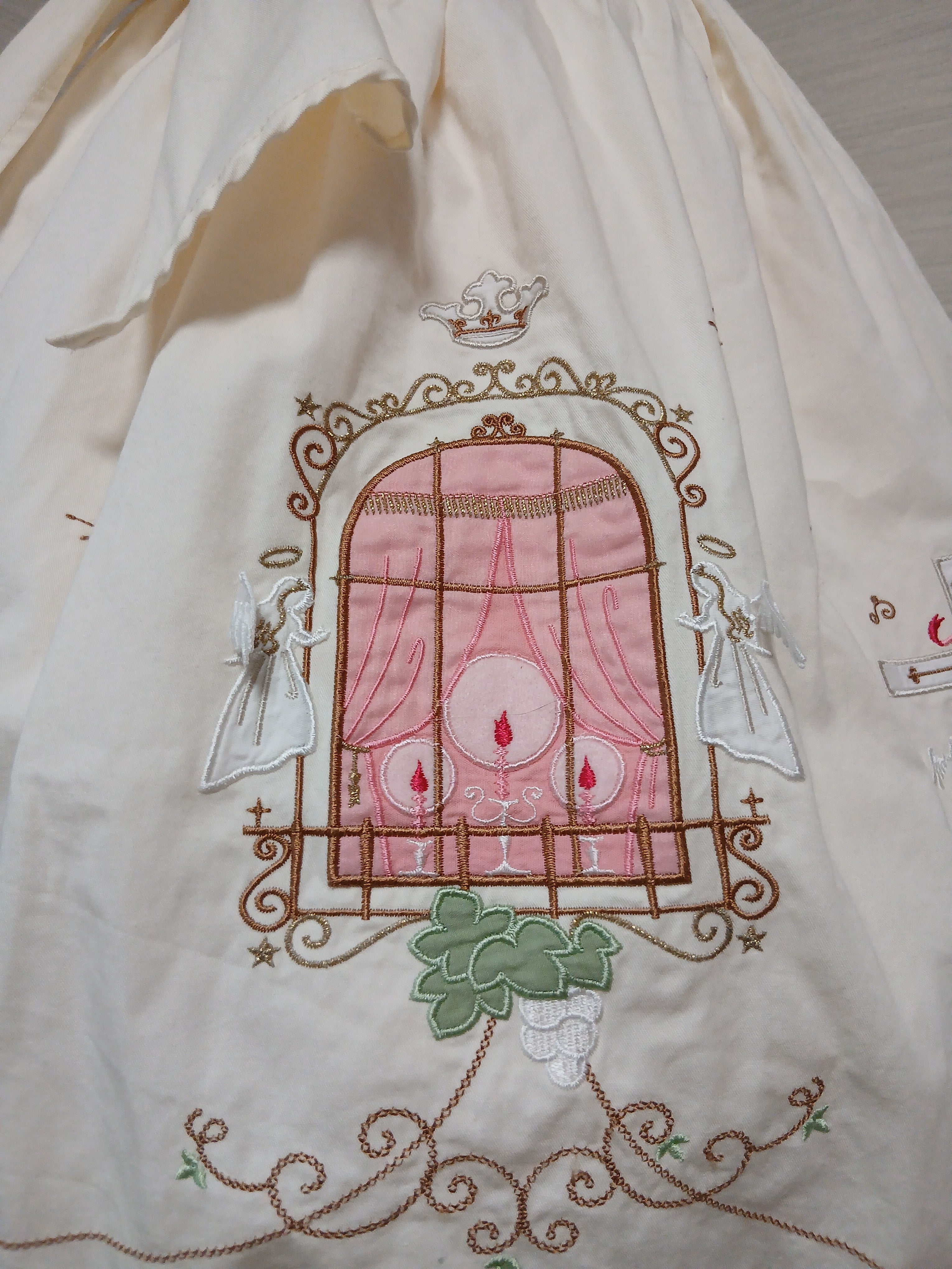 Angel's Window Print Applique Shirring JSK by Baby, the Stars