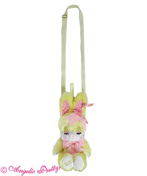 MTO] Dreamy Lyrical Bunny Plush Pouch (2020) by Angelic Pretty