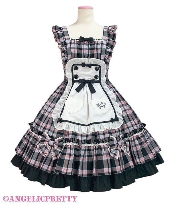 Angelic Pretty Sugaryタータンチェックベレー Sugary Tartan Check JSK by Angelic Pretty