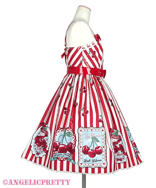 Cherry Stamp JSK by Angelic Pretty