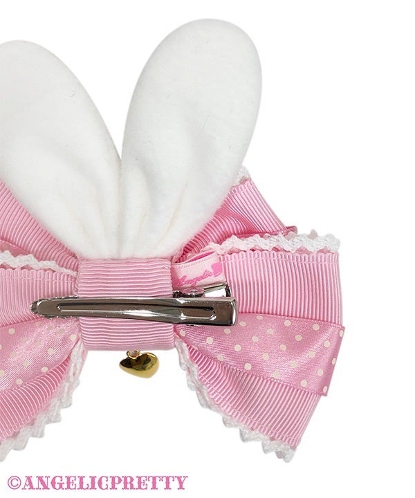 Cute Bunny Ribbon Clip Set by Angelic Pretty